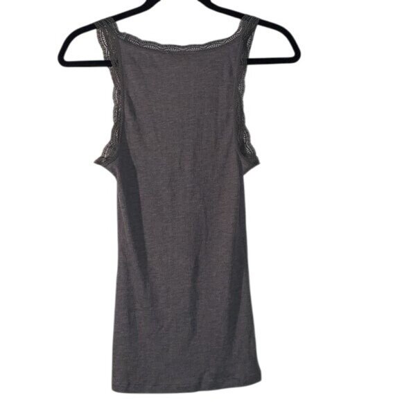 Princess Vera Wang Embellished Lace Gray Tank Top M - Picture 7 of 8